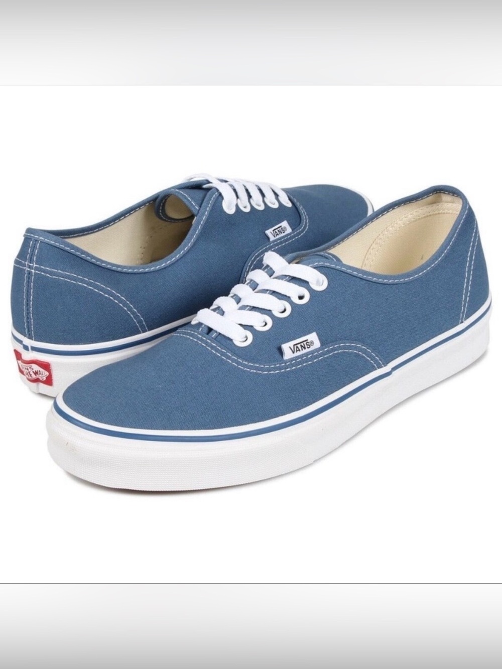 Brand New Vans Navy/White Sneakers